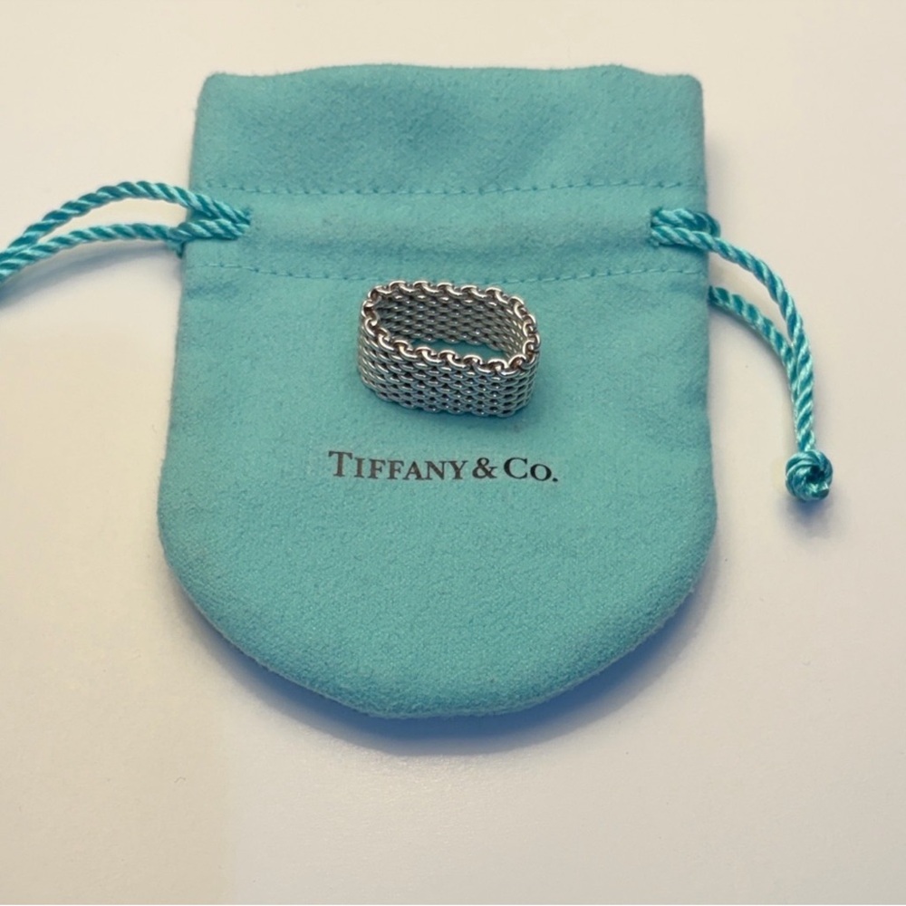 Tiffany & Co. Sterling Silver Mesh Design
